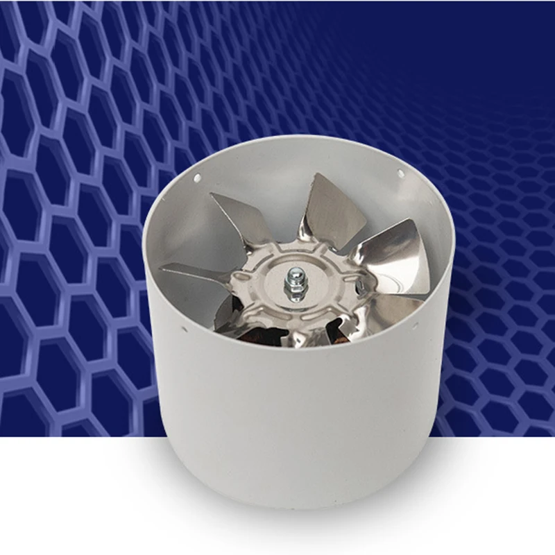 2800R/мин вентилятор канальный вытяжной вентилятор металлический 220 В 25 Вт 4 дюймов Встроенный воздуховод выхлопной вентиляционный канал комплектующие для потолочного вентилятора