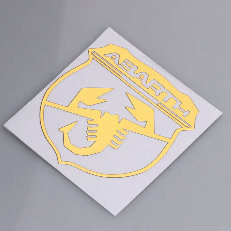 3D Scorpion автомобильный металлический клейкий значок эмблема наклейка Наклейка для Fiat 500 Punto Bravo Stilo, Panda Abarth Логотип Украшение