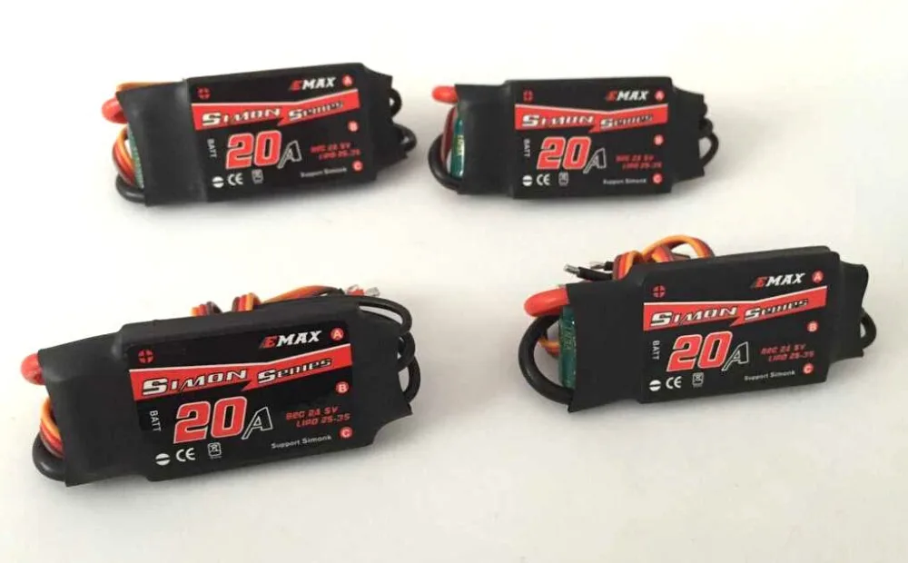 

4x Emax Simonk 20A Brushless ESC Electronic Speed Controller f Quad Multi copter