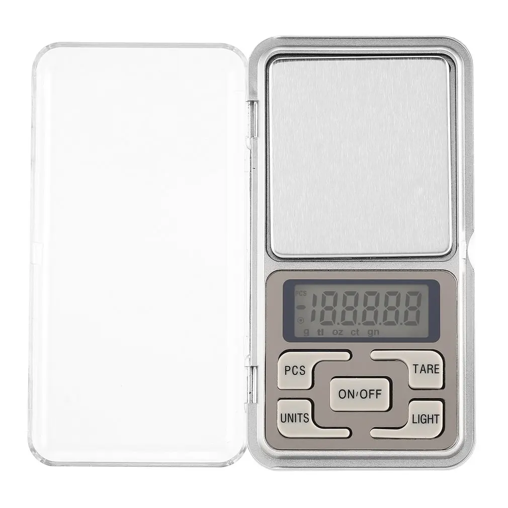 

Mini Digital Pocket Scale 200g 0.01g Precision g/tl/oz/ct/gn Weight Measuring for Kitchen Jewellery Gold Tare Weighing