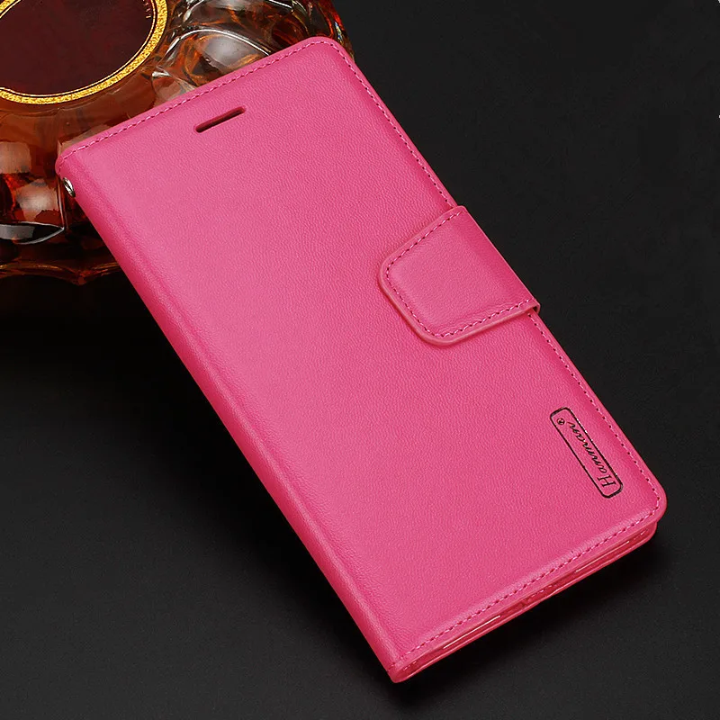 Роскошный чехол из овечьей кожи для Xiaomi Mi Max 2, магнитный мягкий чехол из ТПУ с откидной крышкой, держатель для карт, задняя крышка, чехол для телефона - Цвет: Rose Red