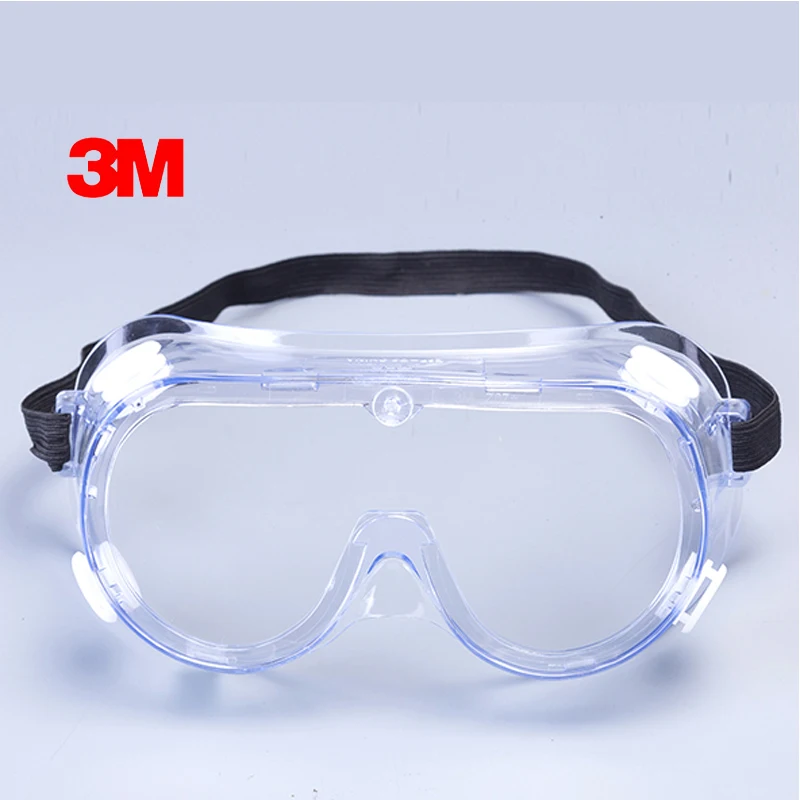 

3M 1621 Anti-Impact Anti chemical splash Safety Goggles Economy clear Lens Eye Protection dust laboratory Glasses