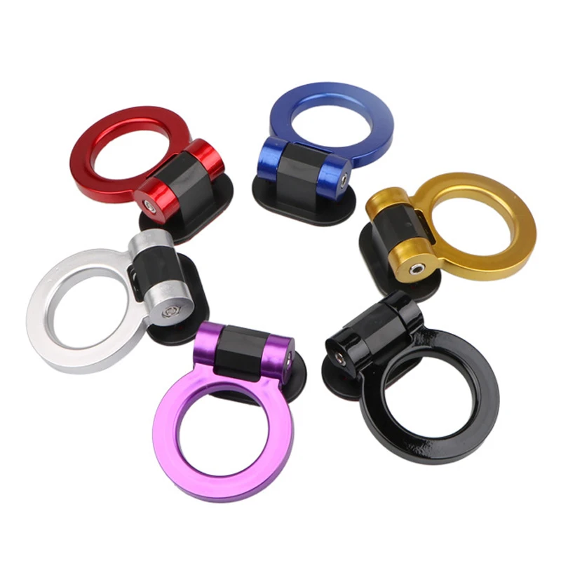 سيارة التصميم مقطورة السنانير ملصقا الديكور سيارة السيارات الخلفية الجبهة مقطورة محاكاة سباق حلقة مركبة سحب هوك