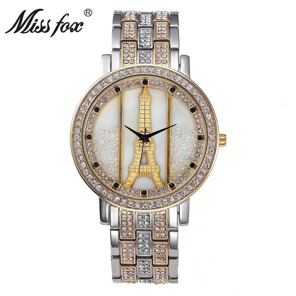 

2009 New Fashion Paris Tower J Full Drill Watch Women Watch Waterproof Quartz Watch