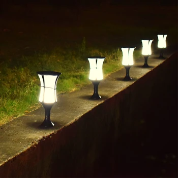 

New Outdoor LED Solar Garden Light Wall Light Pathway Walkway Lawn Patio Backyard Lighting Waterproof Landscape led solar Lamp
