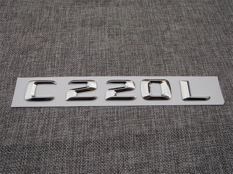 MERCEDES BENZ C-CLASS C350 TRUNK REAR EMBLEM BADGE CHROME LETTER DECAL