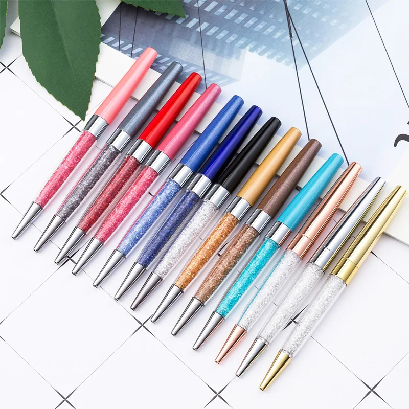 

1PC Rotating Ballpoint Pen Metal Ball Pens For School Office Stationery Writing 1 mm Black Ink Joy Corner