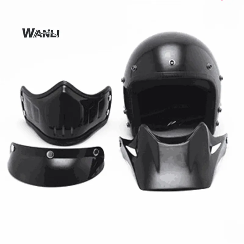 

latest 3/4 retro motorcycle helmet modular flip helmet capacete motocross full face racing helmet casco moto