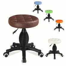 High quality bar stool iron wheel can lift the chair.