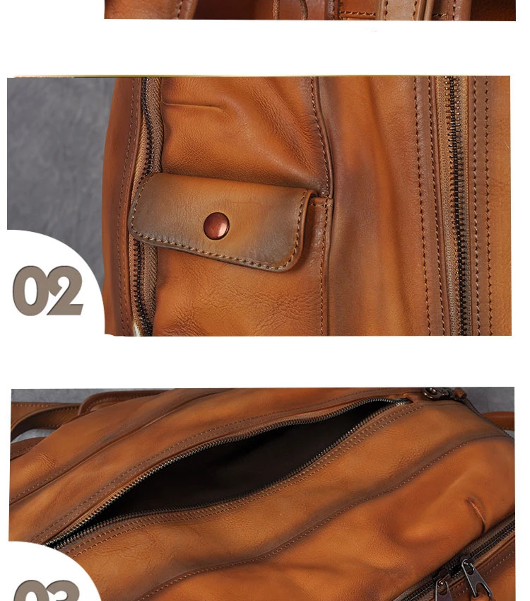Итальянские импортные рюкзаки из воловьей кожи, мужские брендовые Винтажные Сумки из натуральной кожи ручной работы с двойным плечом, рюкзак высшего качества