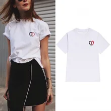 Street Fashion Slim Summer Basic t shirt Women 2017 New Letter Print Casual Slim Women Tops T-Shirts Plus