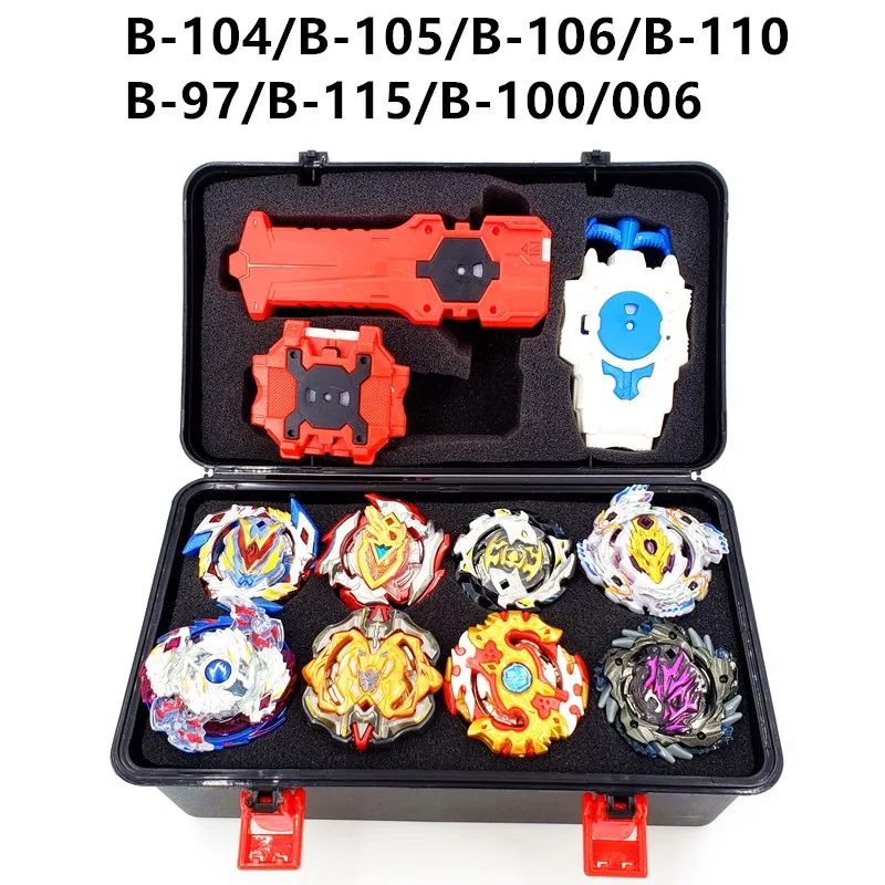 Tops Set Launchers Beyblade Toys B-131 B-122 B-130 Toupie Metal God Burst Spinning Top Bey Blade Blades Toy bay blade bables - Цвет: SNH-PT-5