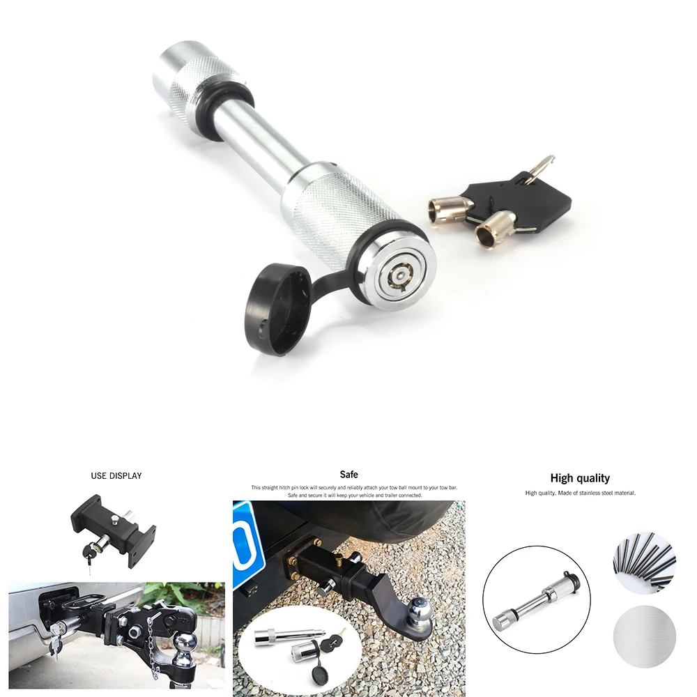 

Locking Hitch Pin Trailer Coupler Lock Set Truck Trailer Receiver Lock Security Attach Tow Ball Mount To Tow Bar Trailer Lock