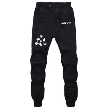 

Anime Naruto Men Jogging Long Pants New Fashion Casual Breathable Trousers Konoha The Sharingan Straight Jogger Sweat Pants