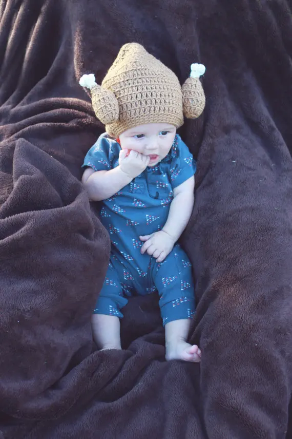 Roast Turkey Drumstick Hat in Baby, Infant, Toddler Sizes Funny Baby