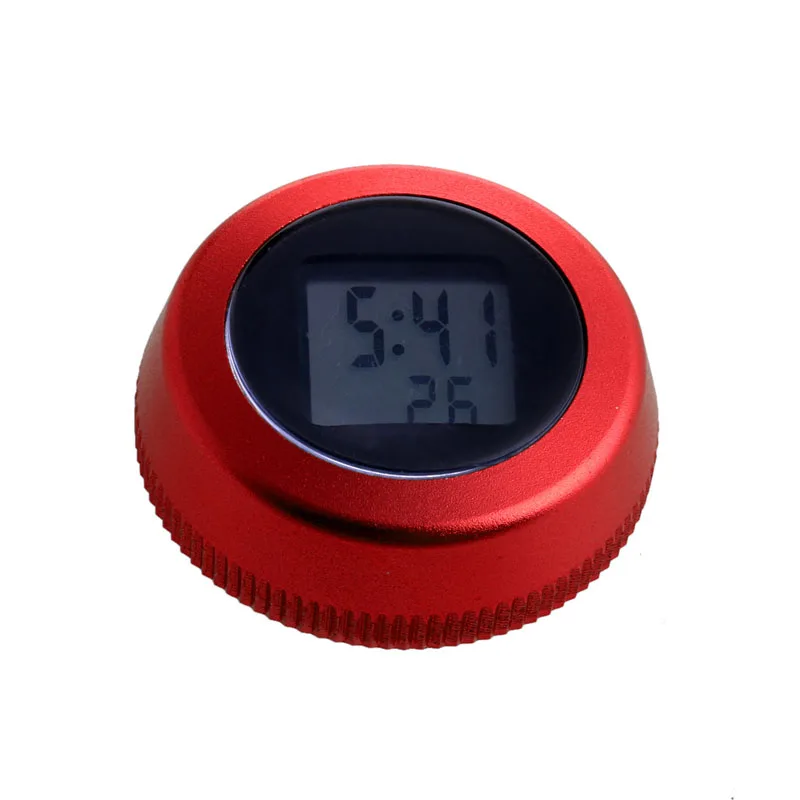 Новое поступление, универсальные водонепроницаемые цифровые велосипедные ЖК-часы, велосипедные секундомеры, велосипедные часы, горячая распродажа - Цвет: Красный