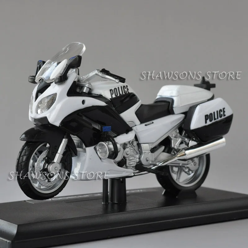 Литая модель игрушки Maisto 1:18 Yamaha FJR1300A полицейский Мотоцикл миниатюрная копия