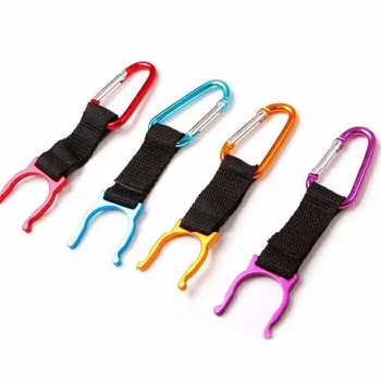 

200pcs Carabiner Water Bottle Drink Buckle Hook Holder Clip Camping Outdoor Colorful