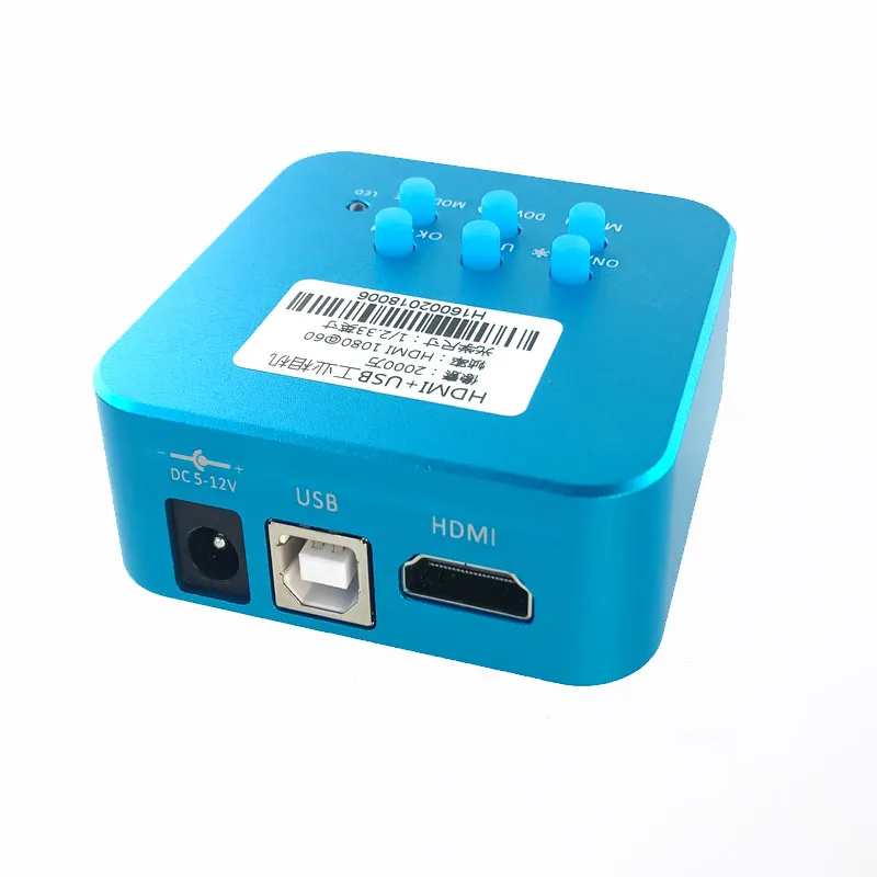 20MP HD 1080P 60FPS HDMI USB выход IR промышленный объектив камеры микроскопа с 0.5X C Mount + 30 мм 5