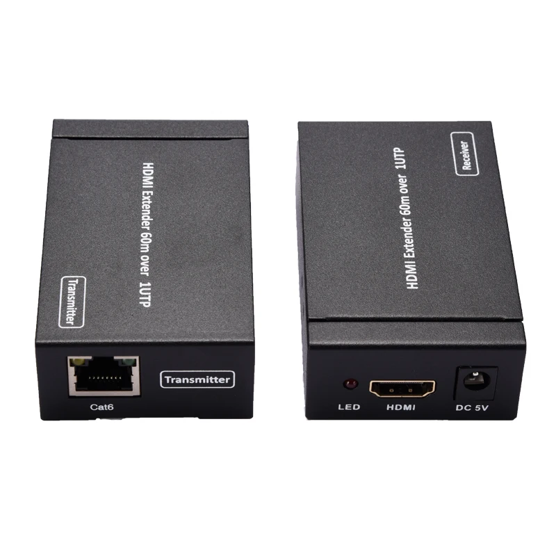 Hdmi удлинитель, Hdmi, чтобы Rj45 60 метров Hdmi Extender(США Plug