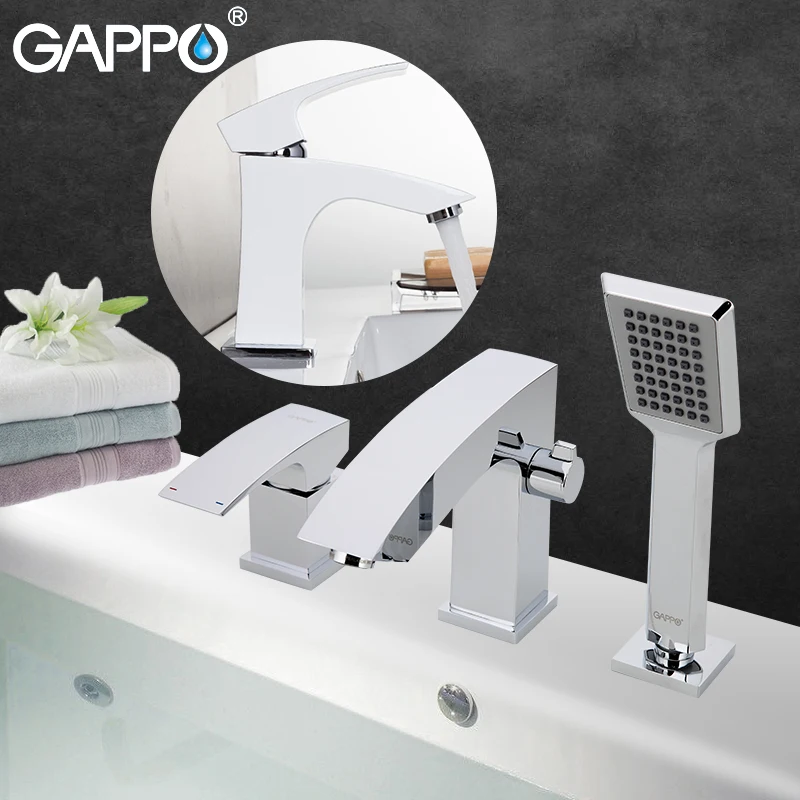 

GAPPO Sanitary Ware Suite waterfall Faucets shower faucet set bronze rain shower head showers Faucets