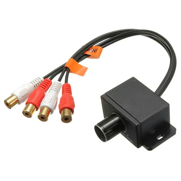 Новинка Универсальный автомобильный усилитель звука бас RCA уровень