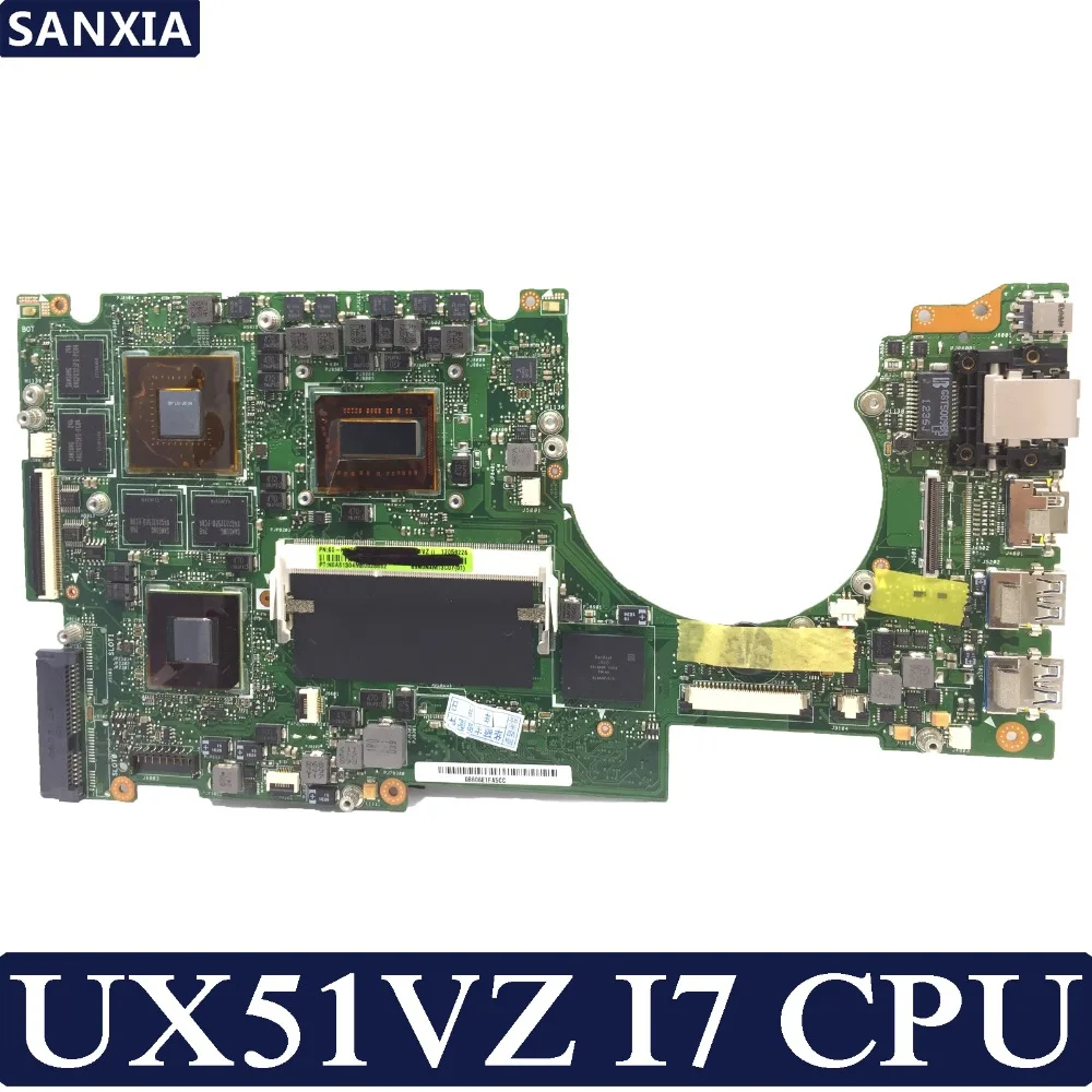 

KEFU UX51VZ Laptop motherboard for ASUS UX51VZ UX51VZA U500VZ U500V U500 Test original mainboard I7-3612QM