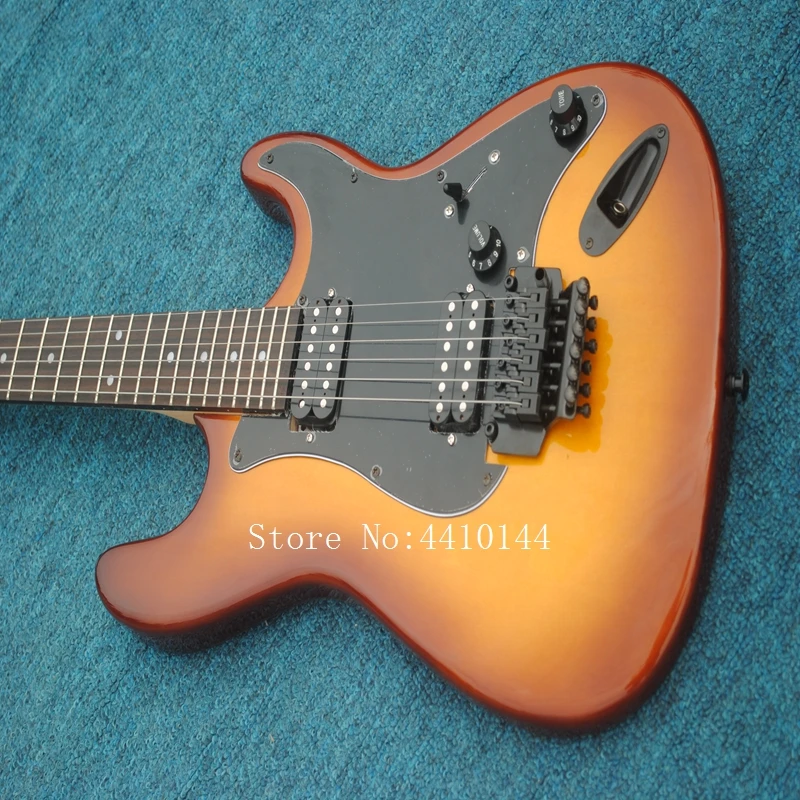 

Floyd rose,High quality floyd rose st electric guitar,dot is embedded in the rosewood fingerboard,Real photos!free shipping
