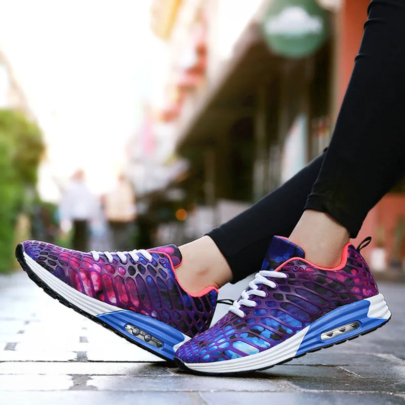 

Women 3D Print Run Sports Shoes for Lovers Breathable Fashion Male Sneakers Shoes Walking Shoes Comfortable Sports Femme Shoes