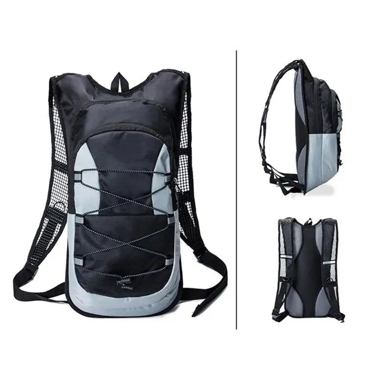 Travel Backpack Hydration Rucksack Bag Bladder Bag Cycling Bicycle Bike/Hiking Climbing Pouch + 2L Hydration Bladder (Black)