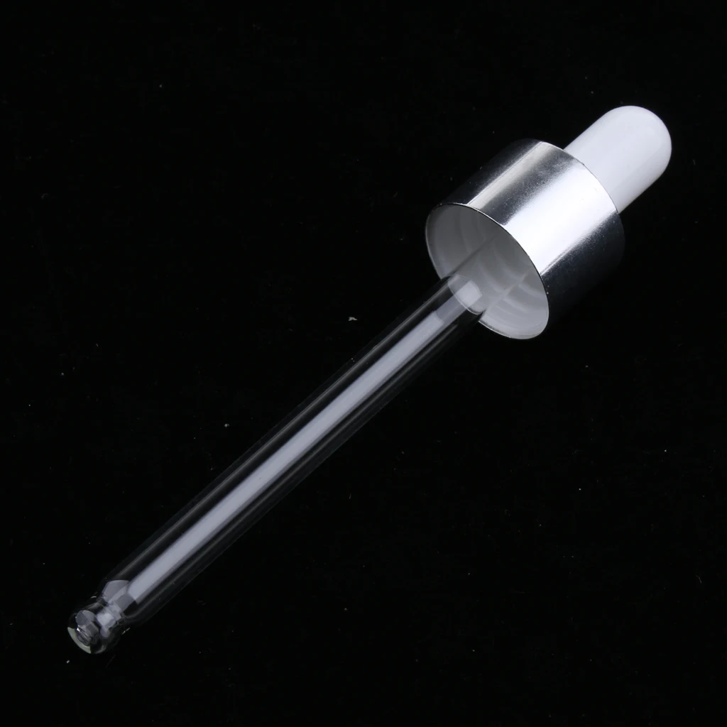 MagiDeal 12Pcs 30+50ml Reusable Glass Eye Dropper Pipette Bottle Essential Oil Vials Refillable Blue
