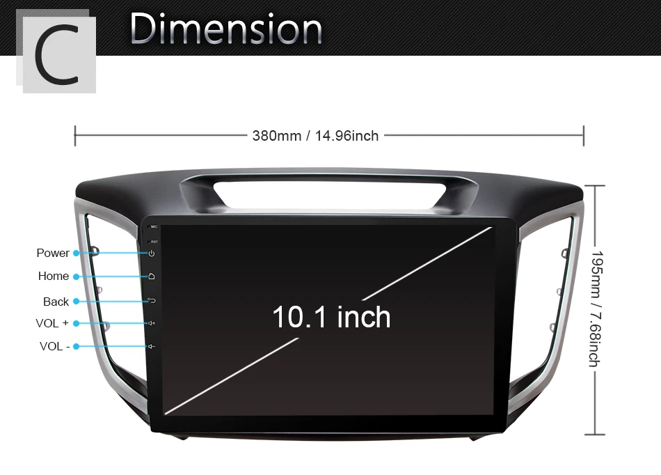 Best Eunavi 4G+32G Octa 8 core android 9.0 car dvd for Hyundai Creta ix25 multimedia car radio gps navi PX6 Radio WIFi car stereo 26