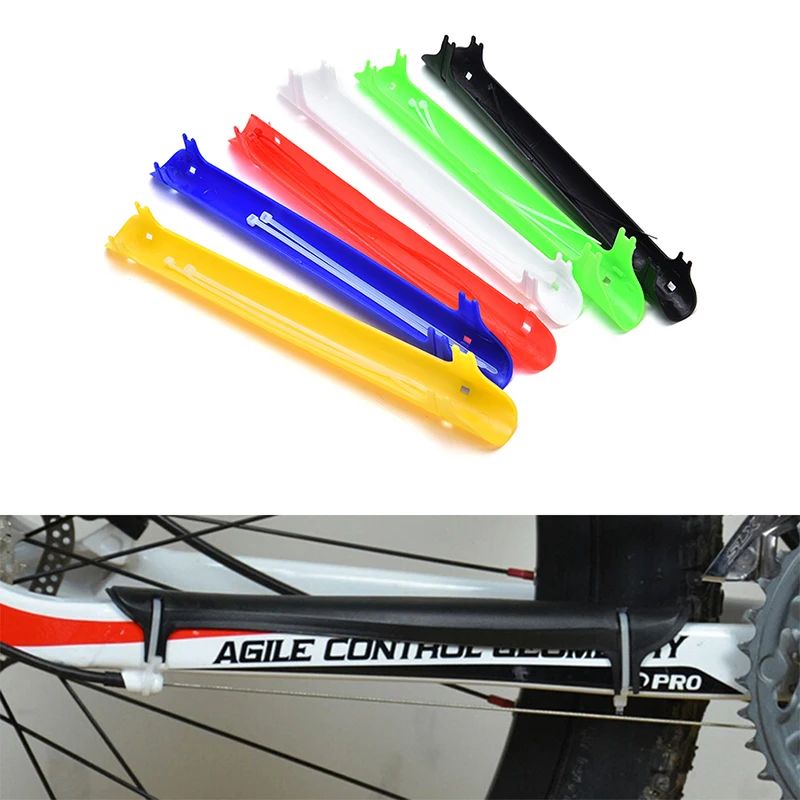 

Plastic Bike Frame Protector Chain Cycle Stay Rear Fork Guard Cover Bicycle Chain Protection Cycling Chain Cover