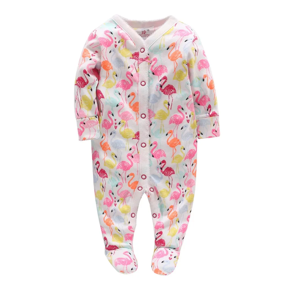 

Babies Romper Newborn Baby Boys Girls Sleepers Pajamas 3 6 9 12 Months Jumpsuit Infant Long Sleeve Clothes