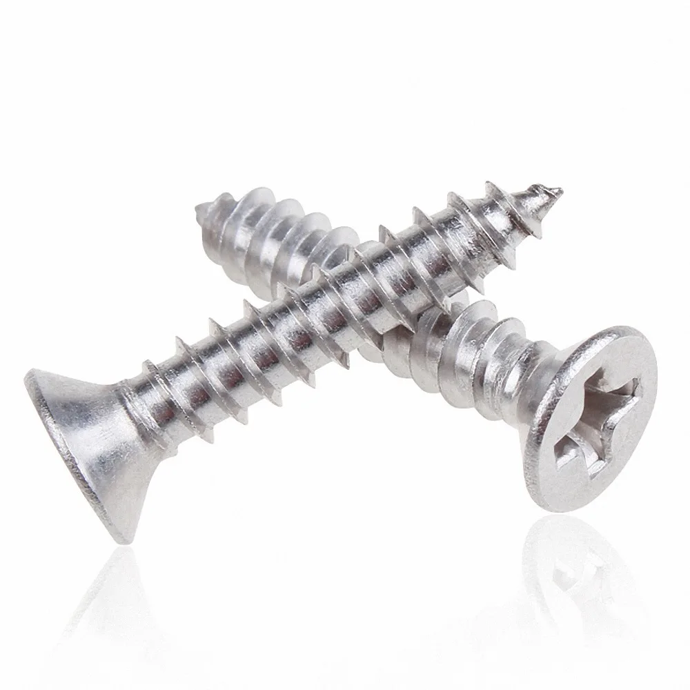 20Pcs M3 M4 M5 GB/T84 Phillips Flat Head Self Tapping Screws Countersunk Sheet Chipboard Screws 20Pcs M3 M4 M5 GB/T84 Phillips Flat Head Self Tapping Screws Countersunk Sheet Chipboard Screws