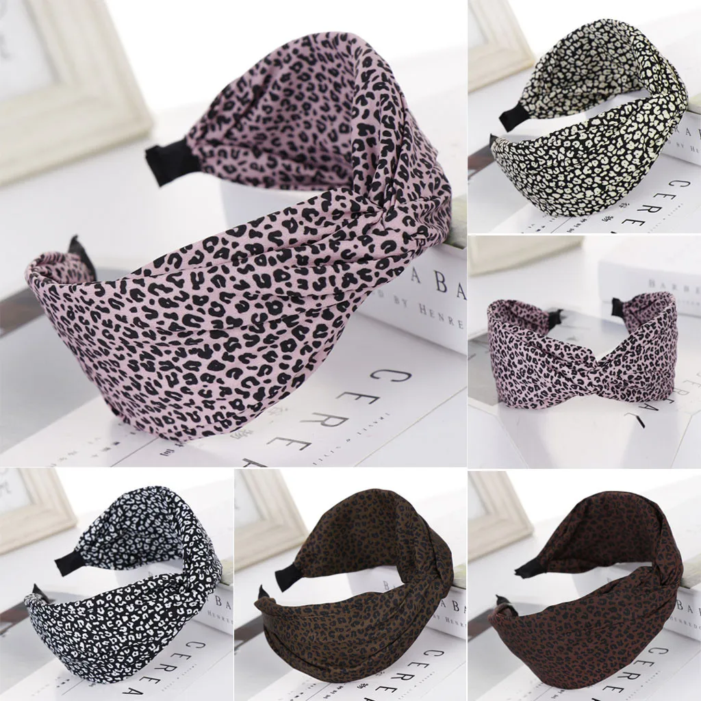 

New Fashion Bow Knot Dot Leopard Hairband Women Sweet Hair Head Hoop Sweet Girls Headband Hair Accessories аколки для волос Z5