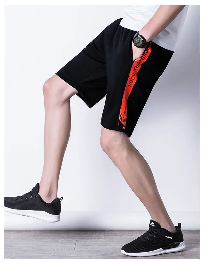 Casual Shorts Men Summer Sports Shorts Quality Beach Male Short Pants Breathable Elastic Waist Fashion Plus Size 5XL Boardshorts 06