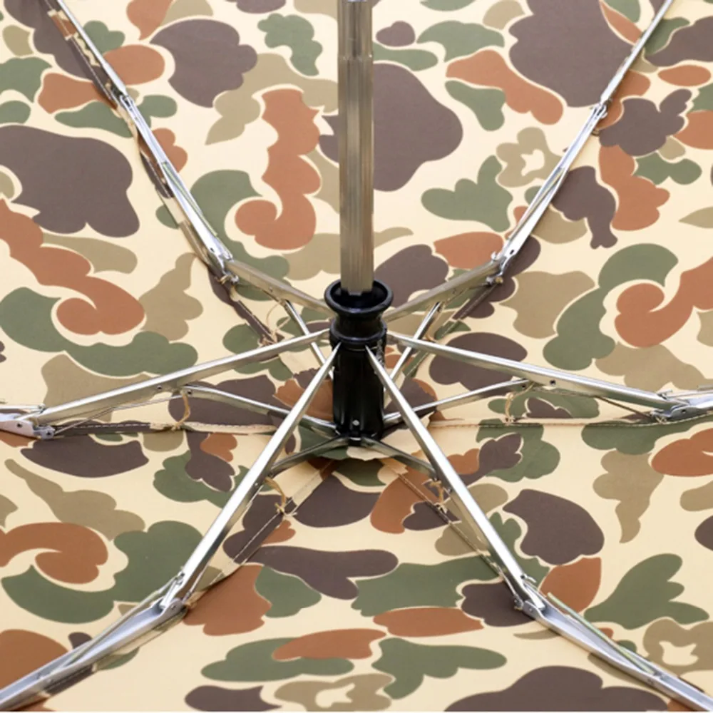 Автоматический зонт Parachase для дождливой погоды, Женский военный камуфляж, 4 складные мини-зонтик, дорожный ветрозащитный Сверхлегкий карманный зонт для мужчин