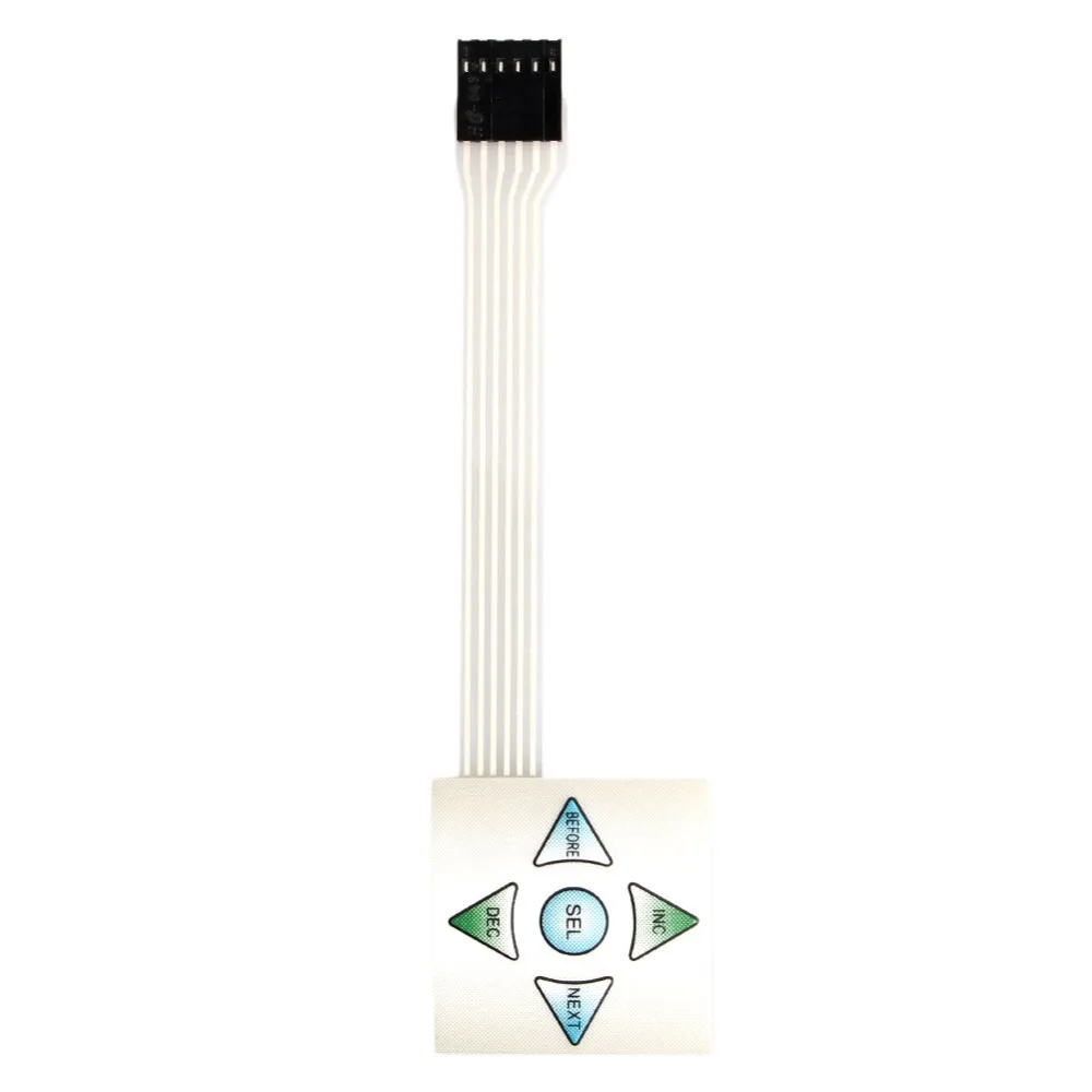 1 шт. Новый мембранный модуль клавиатуры Borad Switch 1x5 матричный 5 клавишный пульт