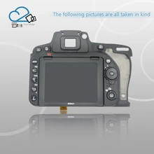 Test OK!D750 back cover with LCD display screen back case with menu button,flex cable FPC for Nikon