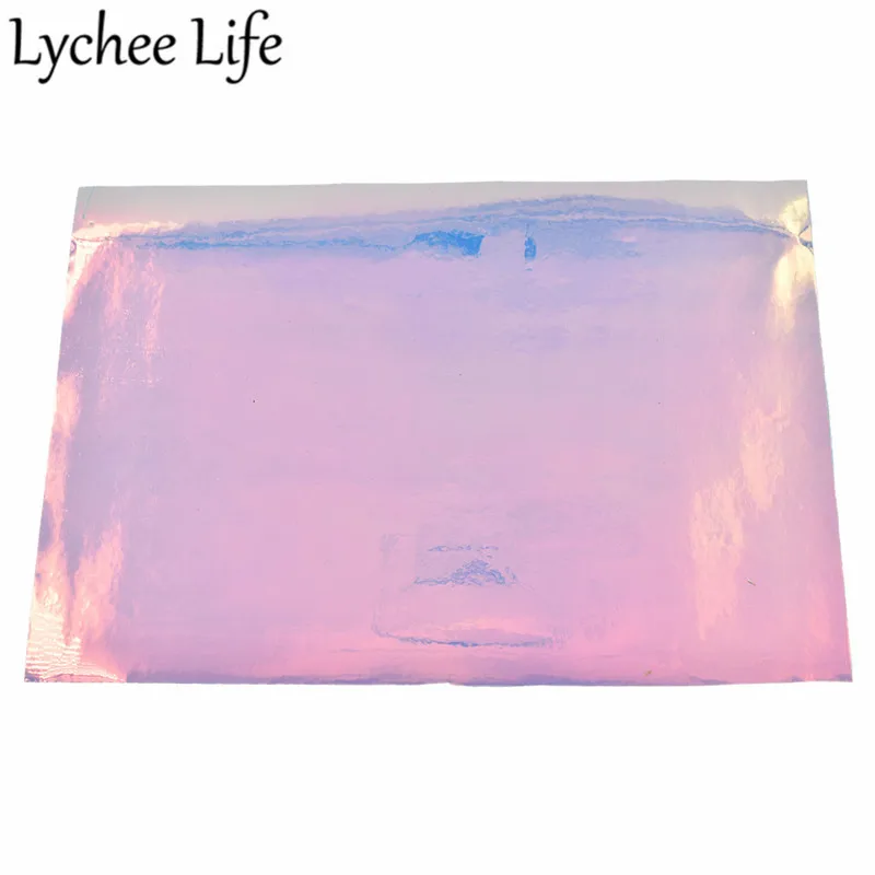 Lychee Life A5 искусственная кожа ткань цветная ПУ прозрачная ткань DIY Современная домашняя одежда текстиль швейная ткань аксессуары