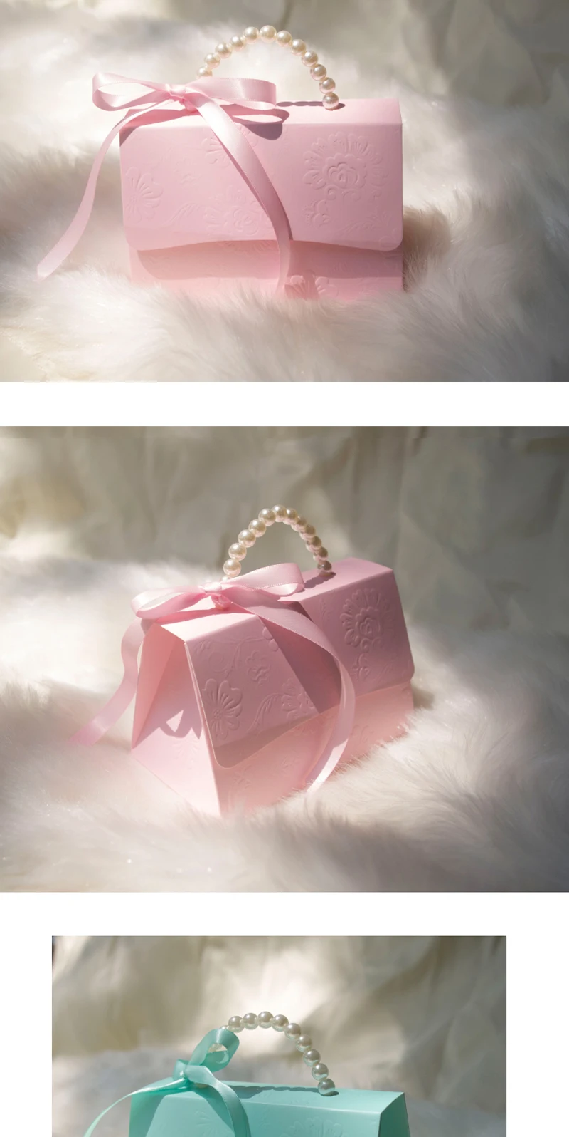 Романтическая Свадебная жемчужная Подарочная коробка портативные вечерние коробки для конфет на день рождения Подарочная сумка Kawaii Mariage конфетная сумка упаковочная поставка