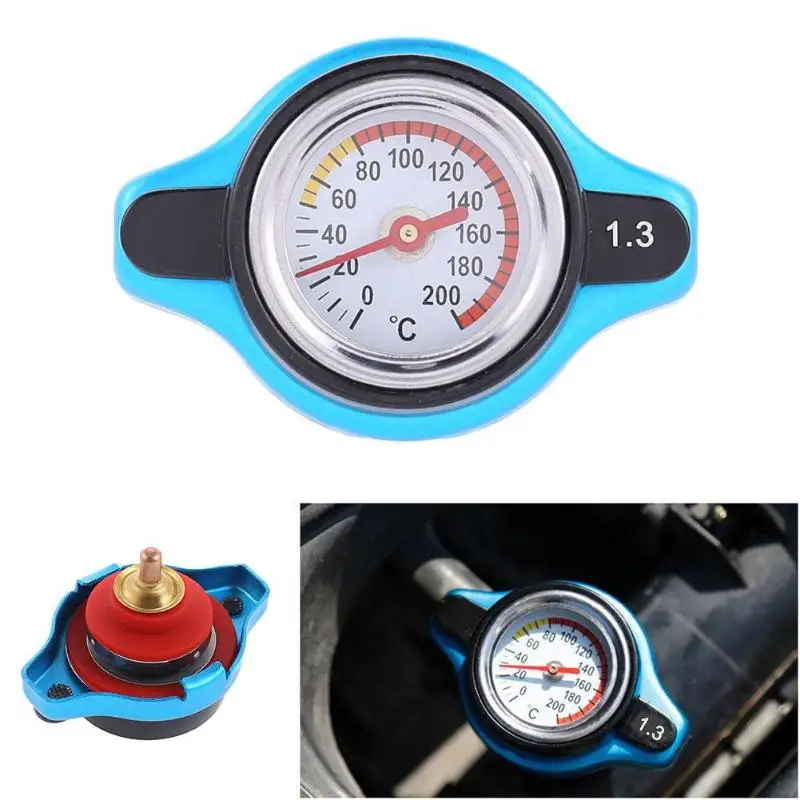 0.9 Bar Big Head Temperature Gauge Thermost Radiator Cap Water Temp Truck