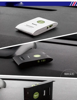

Sun Visor Bluetooth Handsfree Car Kit Universal Wireless Bluetooth 4.0 Slim MP3 Music Speaker Audio Receiver Place on sun visor