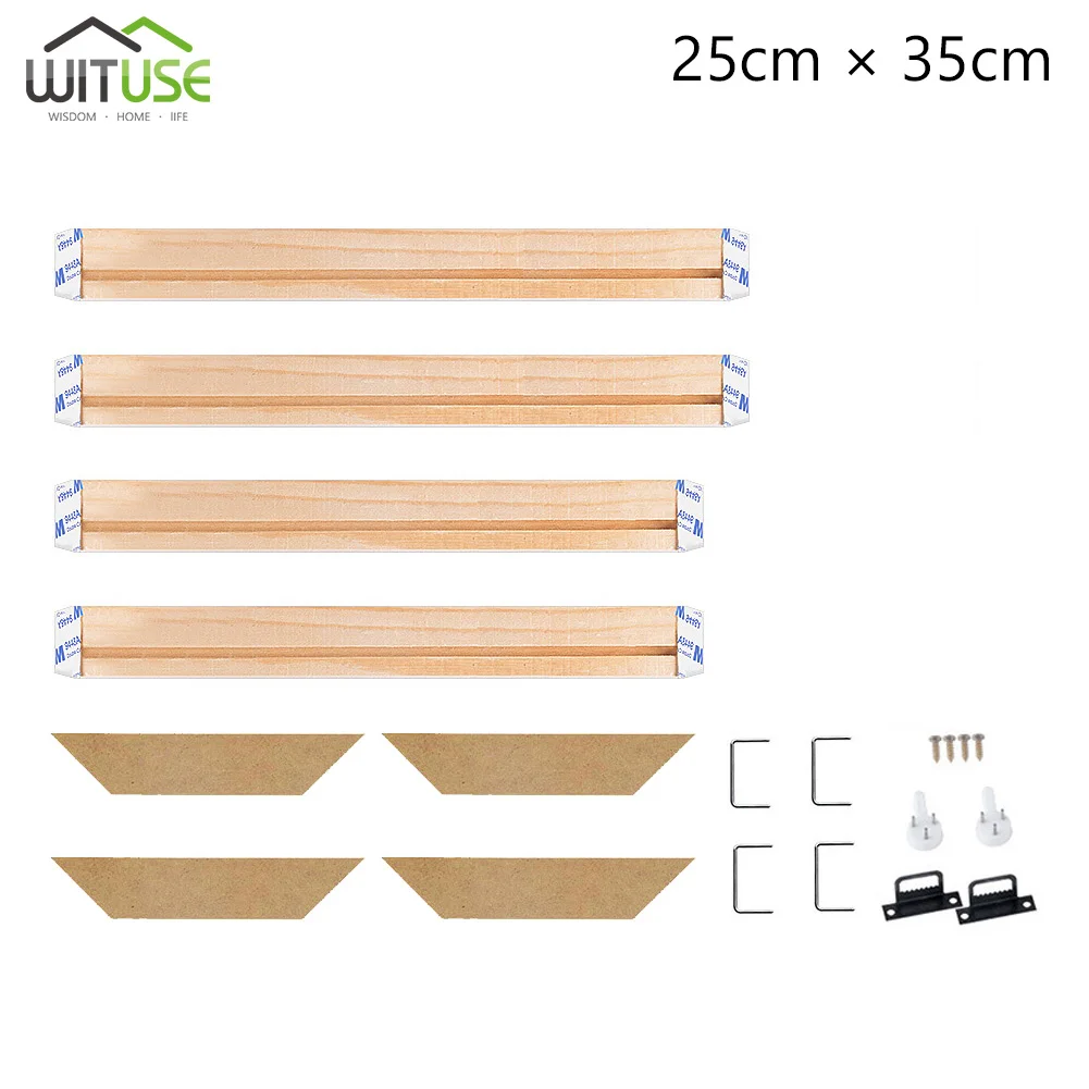 Профессиональный Растяжитель бар холст Рамка комплект для масляной живописи галерея стены искусства сосны - Цвет: 25x35cm