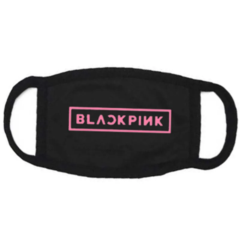 ALLKPOPER KPOP черная розовая маска для рта квадратная маска унисекс новая респиратор против пыли для лица