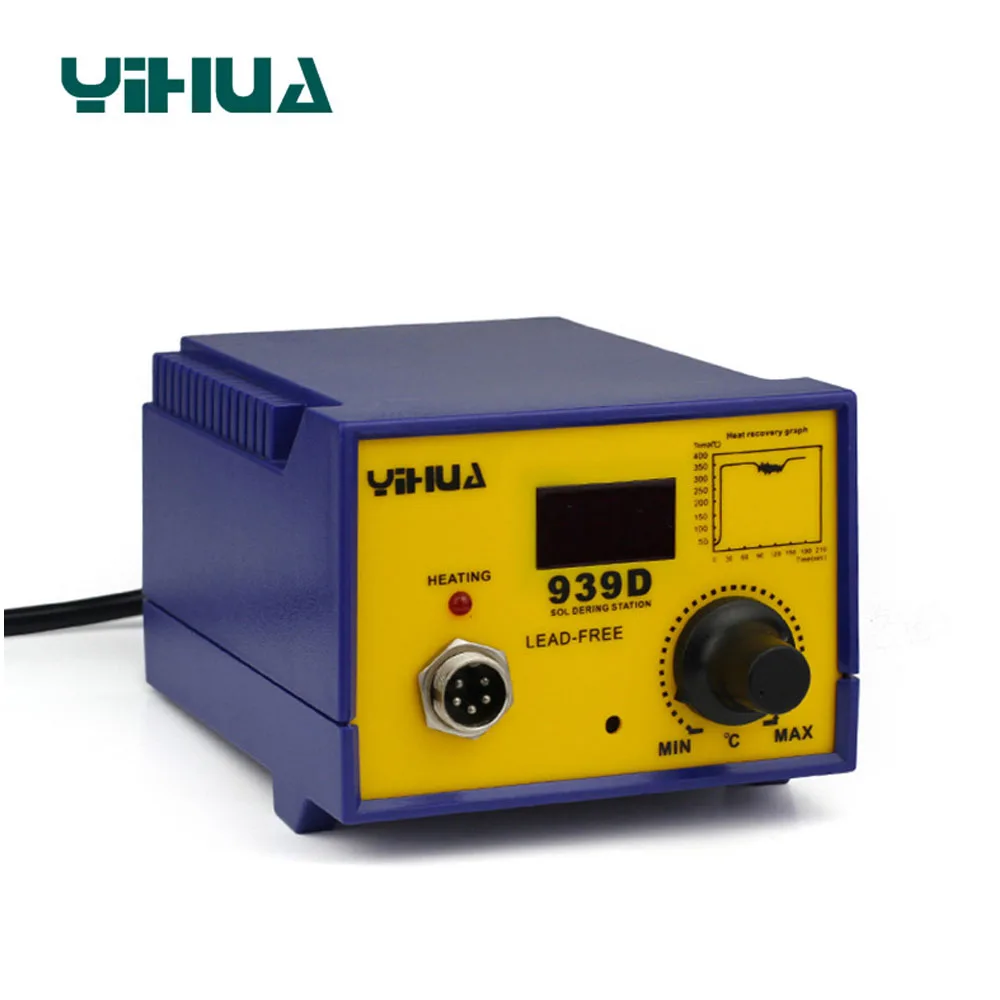 110 В/220 В 60 Вт Антистатическая паяльная станция с постоянной температурой Электрический паяльник YIHUA 939D