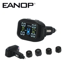 EANOP C400 автомобильный TPMS монитор давления в шинах в реальном времени внешний датчик давления в шинах цифровой ЖК-дисплей Макс 6,0 бар