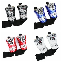 2 шт./компл. ПУ череп Гибридный крышка головки для Гольф ут Гибридный головы красный/синий/черный/белый Гольф UT крышка#2#3#4#5#6# ут