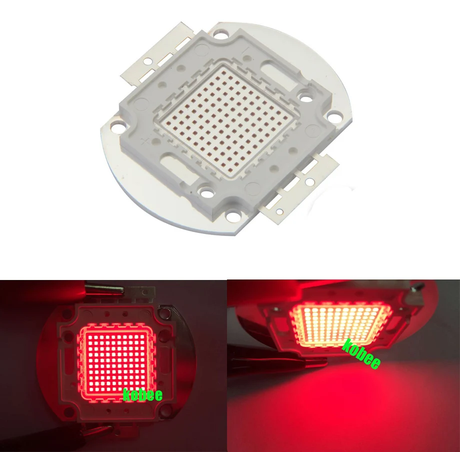 

CHTPON 100W 660nm High Power LED Chip Deep Red 660nm DIY Light for Plant